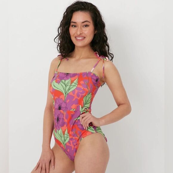 Free People Roopa Pemmaraju x Beth Richards Straight One Piece Swimsuit - Picture 2 of 5